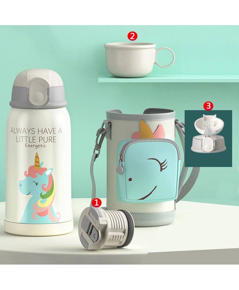 StarAndDaisy Stainless Steel Insulated Thermos White - 550 ml-image-2