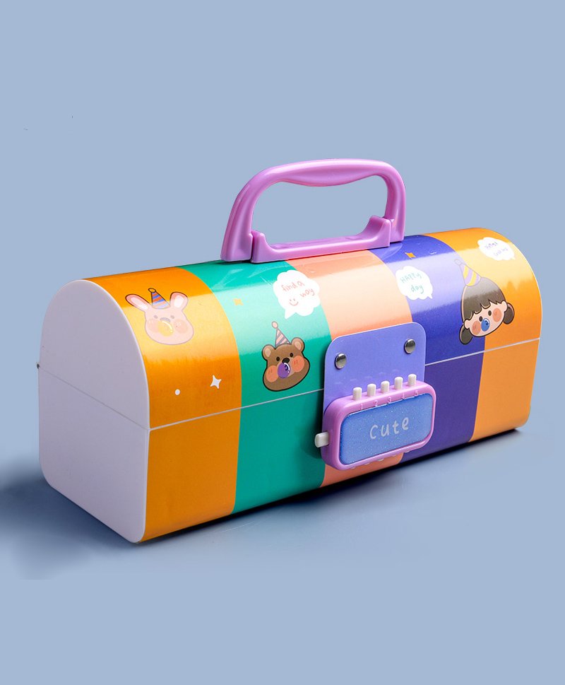 StarAndDaisy School Kids Pencil Box with Lock(Color May Vary)-image-48