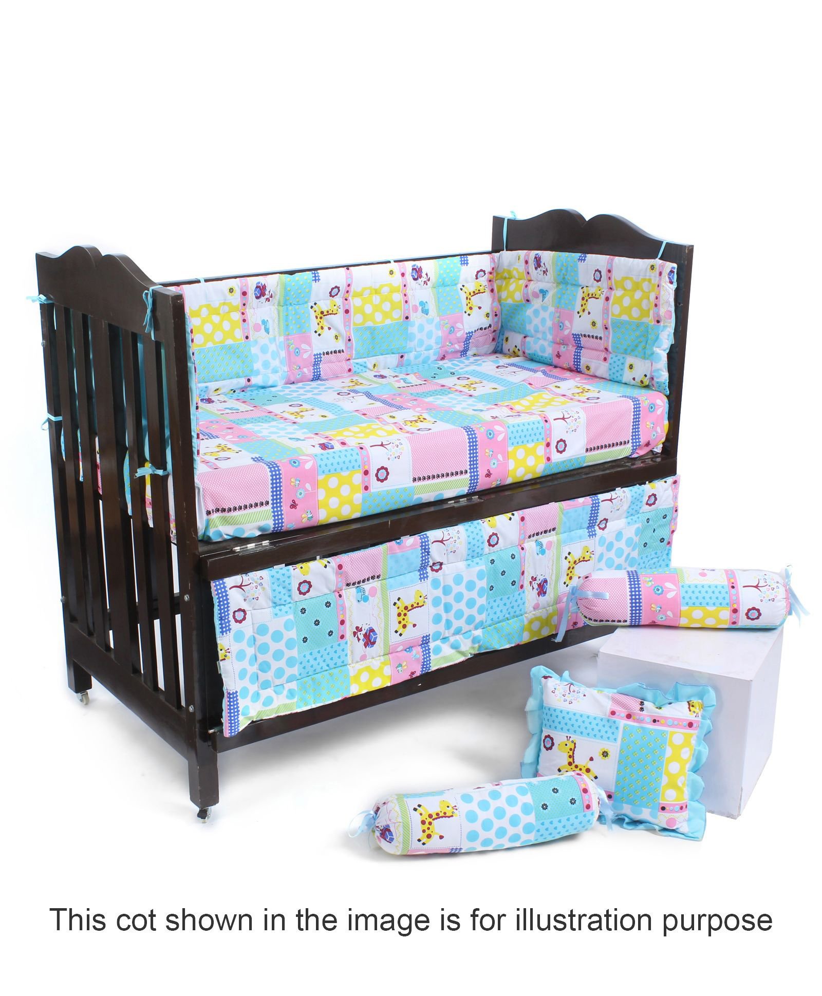 babyhug sleepwell cot bedding set