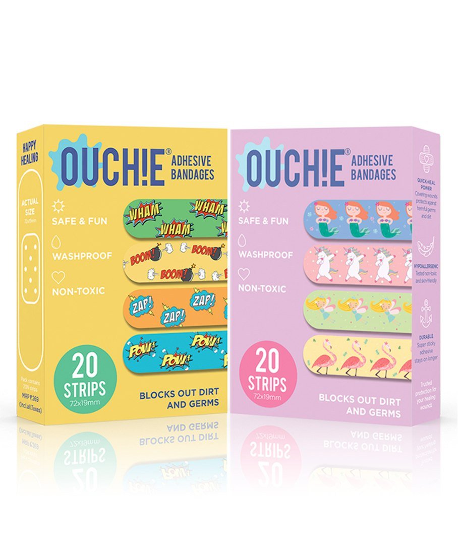 Ouchie Non-Toxic Printed Bandages Pack of 2 - 20 Bandages Each-picture-28
