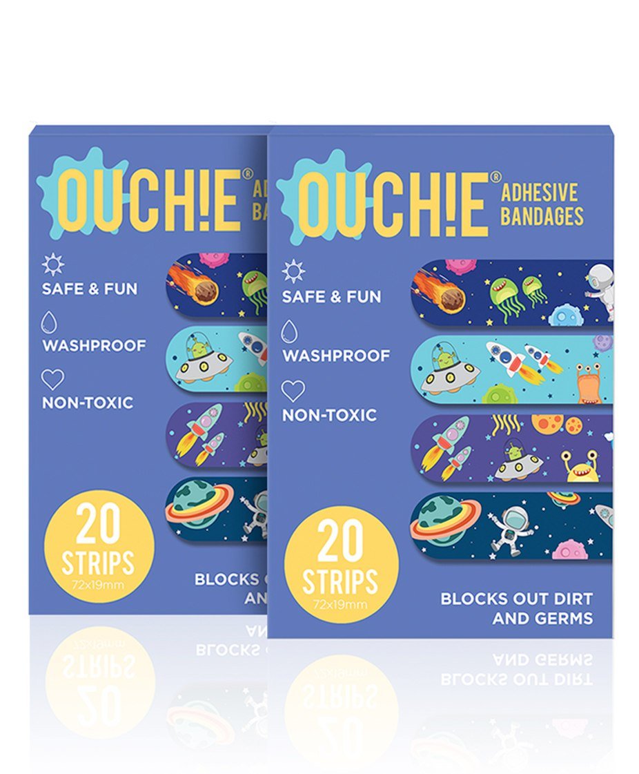 Ouchie Non-Toxic Printed Bandages Pack of 2 - 20 Bandages Each-picture-28