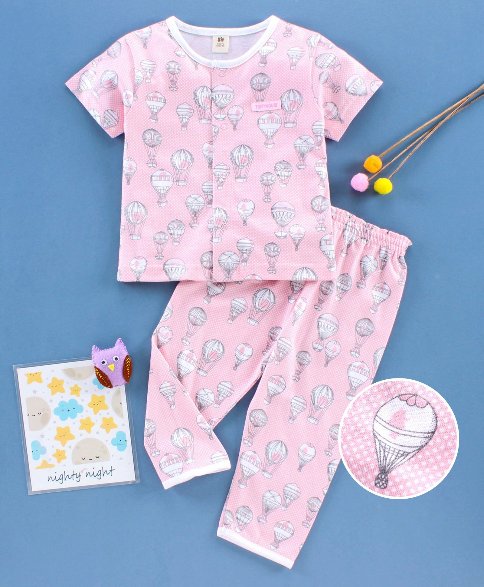 front open night suit