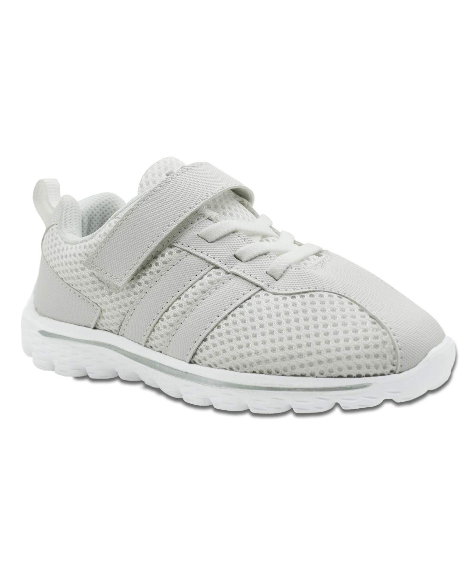 KazarMax Velcro Closure School Shoes - White