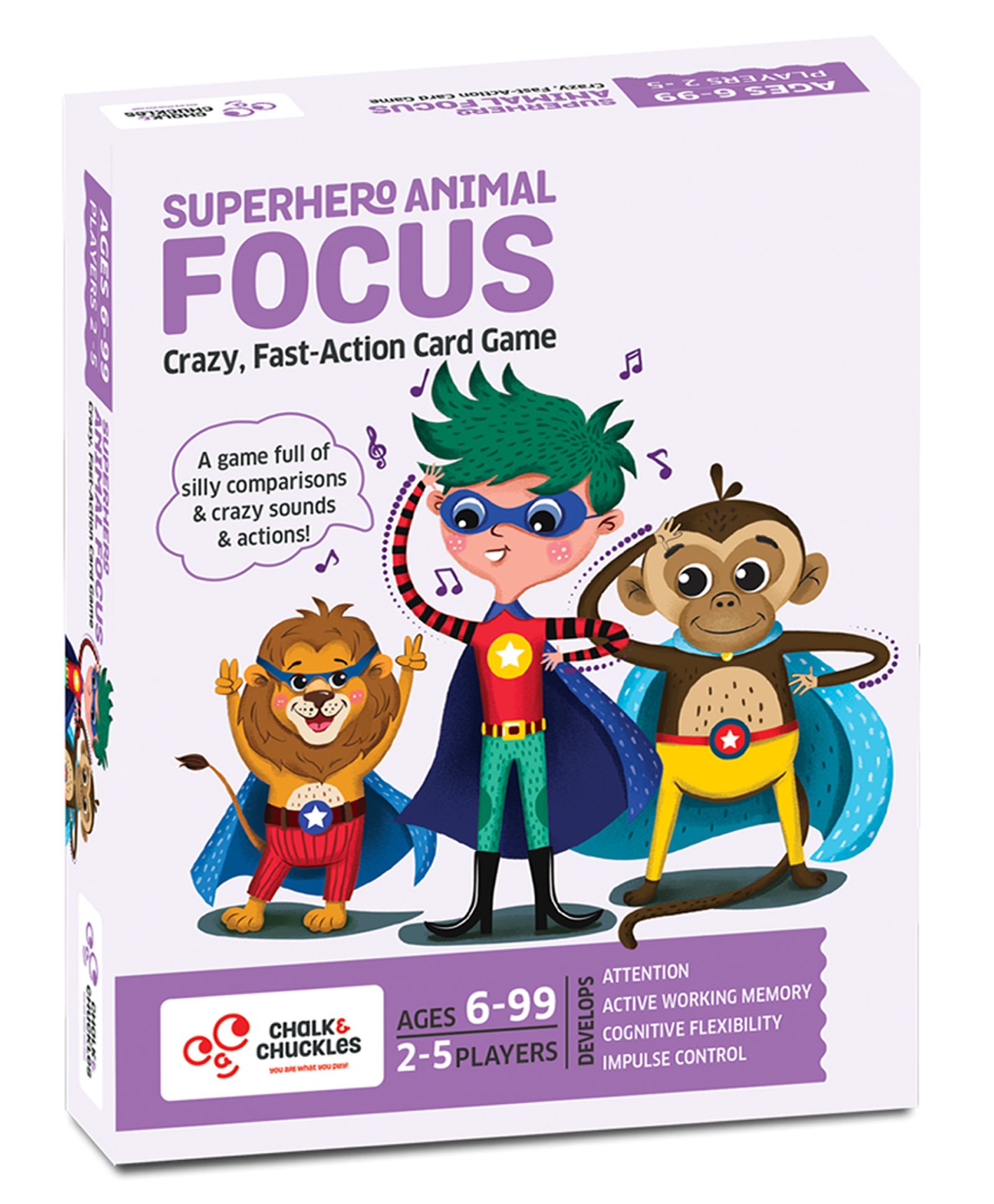 Chalk and Chuckles Superhero Animal Focus Game - Multicolour-picture-27