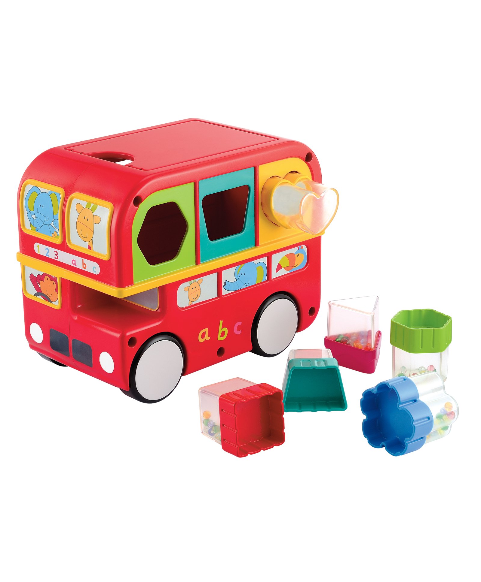Giggles Shape Sorting Bus - Red-picture-18