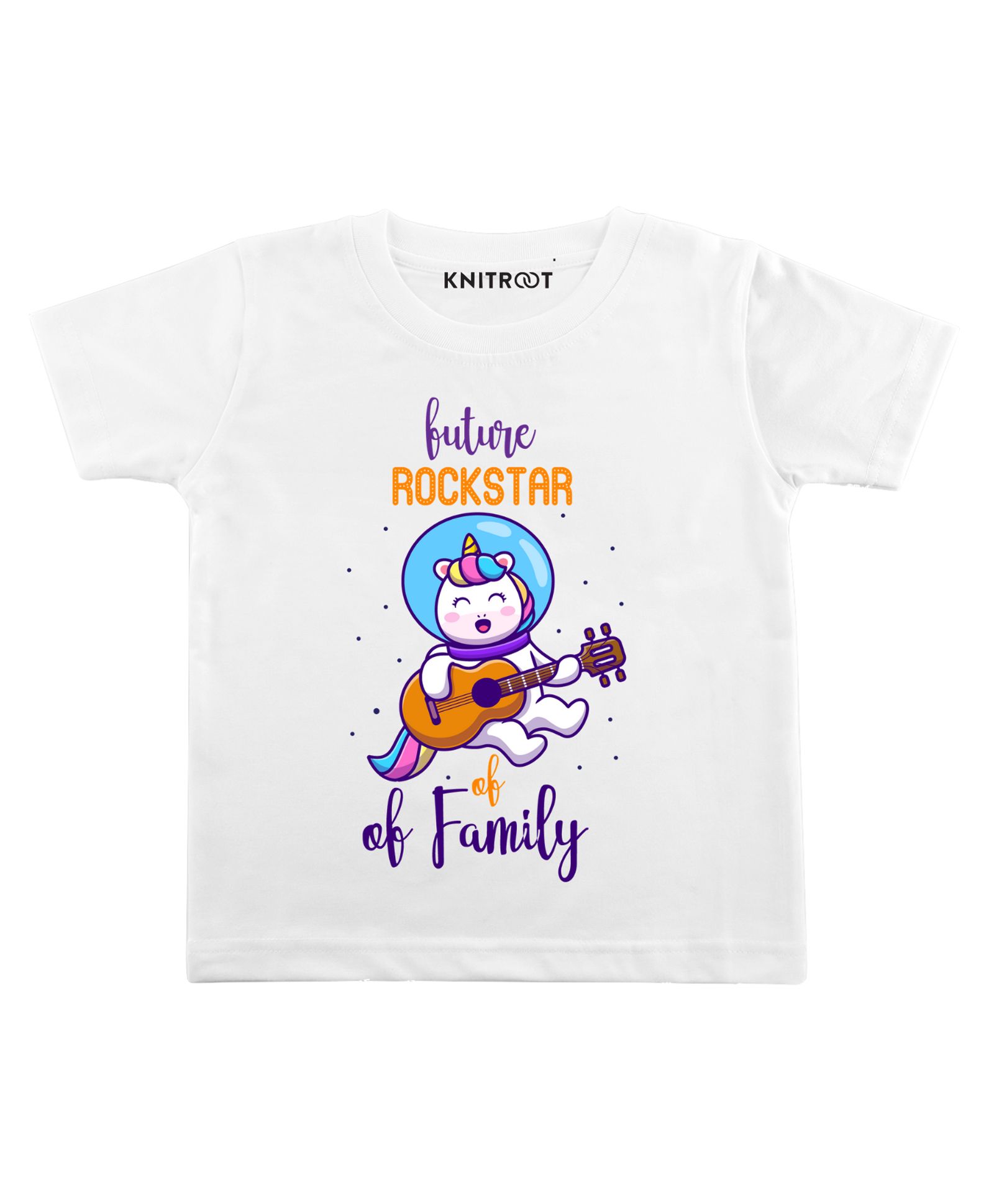KNITROOT Future Rockstar Print Short Sleeves Tee - White-image-7