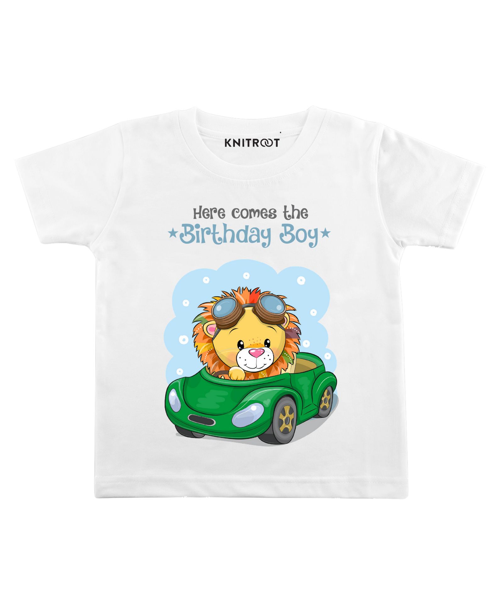 KNITROOT Birthday Boy Short Sleeves Tee - White-image-5