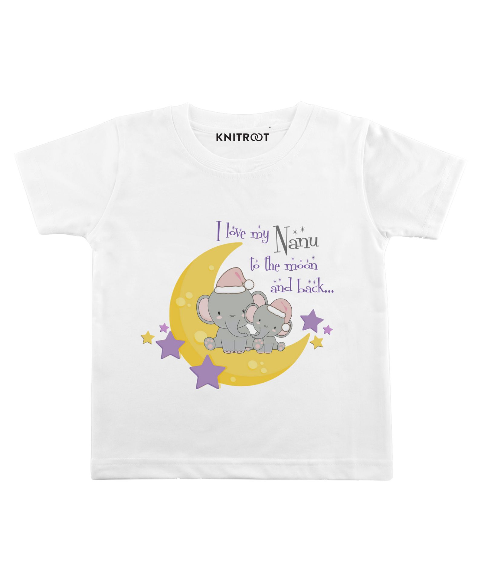 KNITROOT Love My Nanu Short Sleeves Tee - White-image-28
