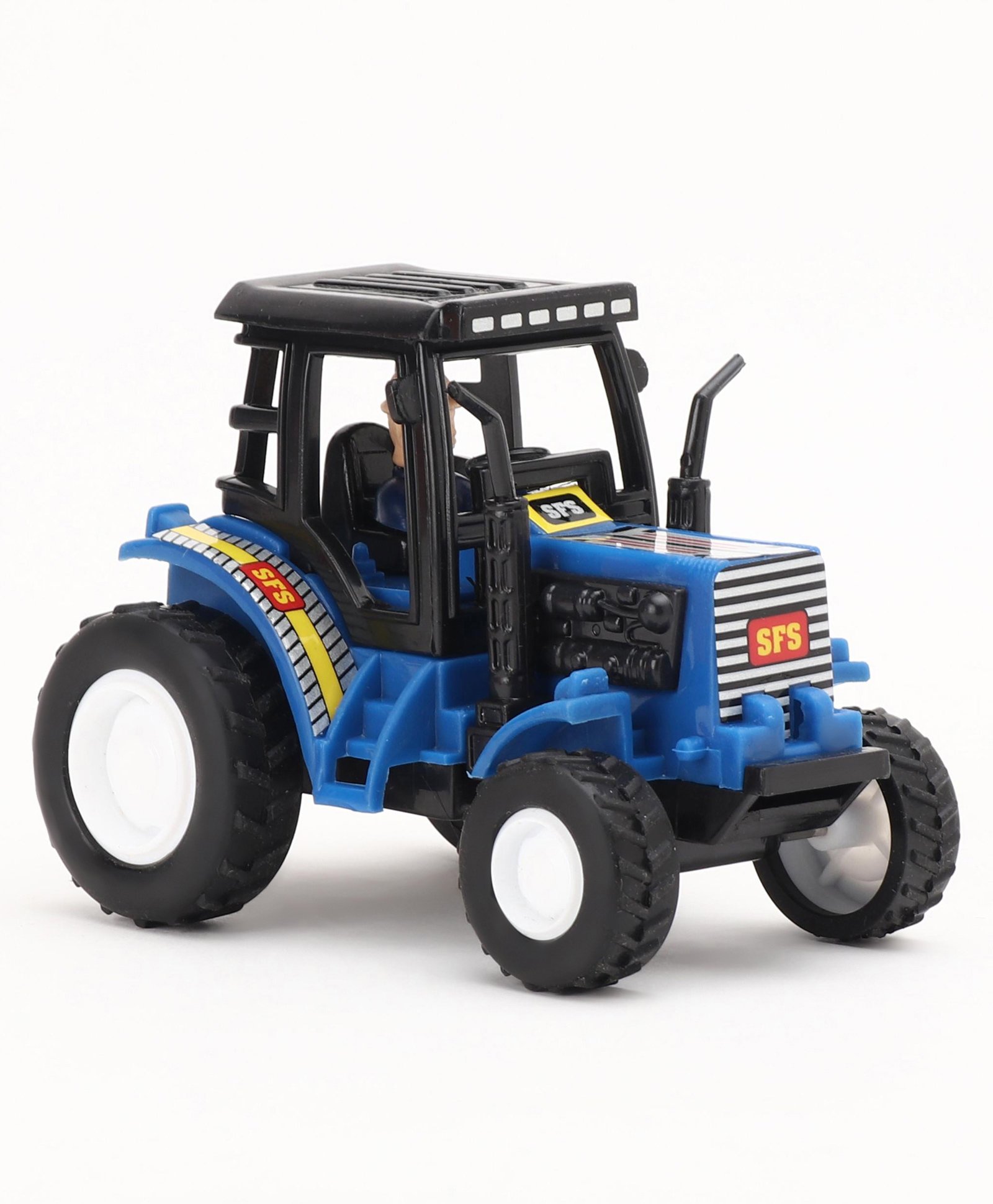 Shinsei Pull Back Tractor Toy - Blue-picture-11