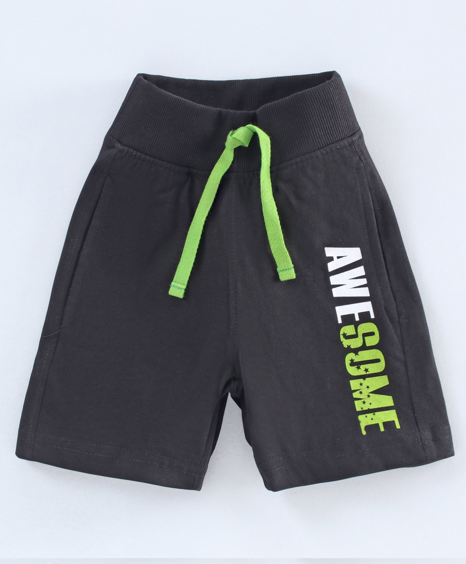 Doreme Shorts  Text Print - Black-image-17