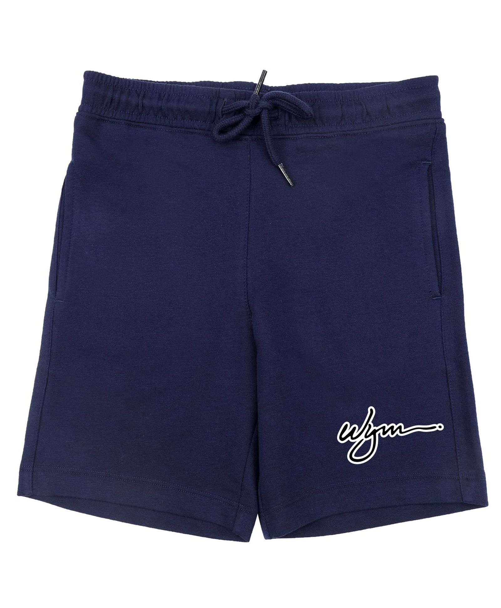 Wear Your Mind Batman Graphic Print Detailing Shorts - Navy Blue-picture-13