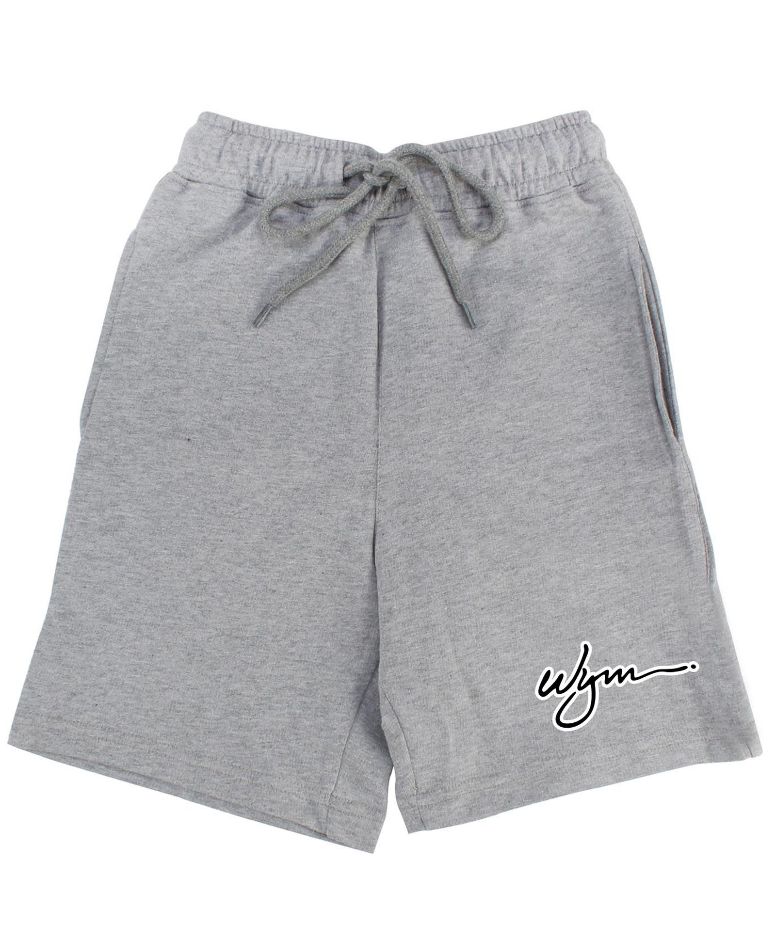 Wear Your Mind Batman Graphic Print Detailing Shorts - Light Grey-image-42