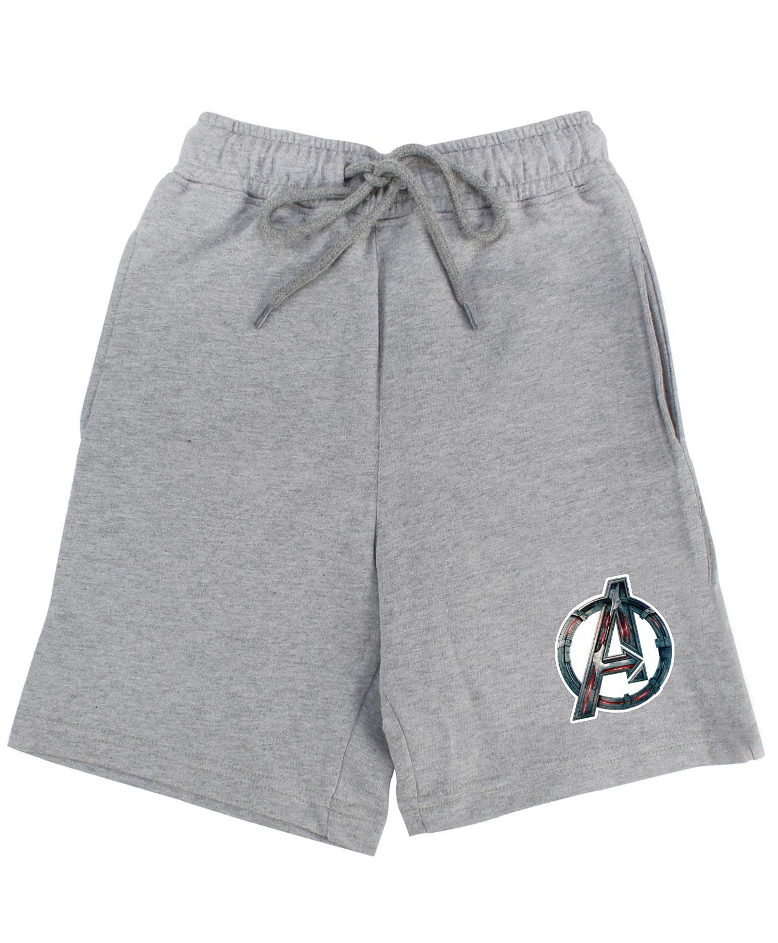 marvel by wear your mind Marvel By Crossroads Avengers Print Detailing Shorts - Light Grey-picture-15