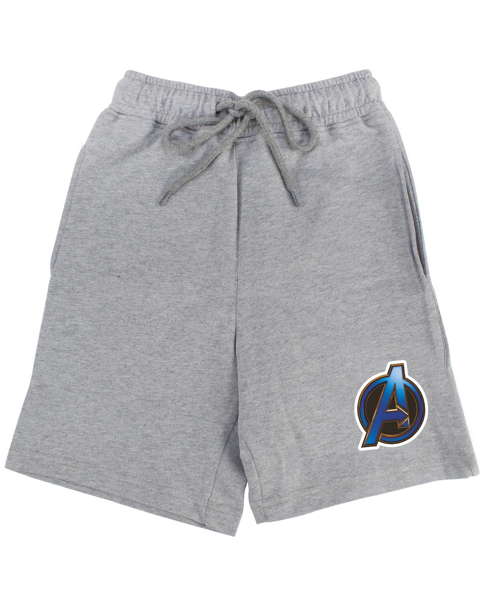marvel by wear your mind Marvel By Crossroads Avengers Print Detailing Shorts - Light Grey-picture-22