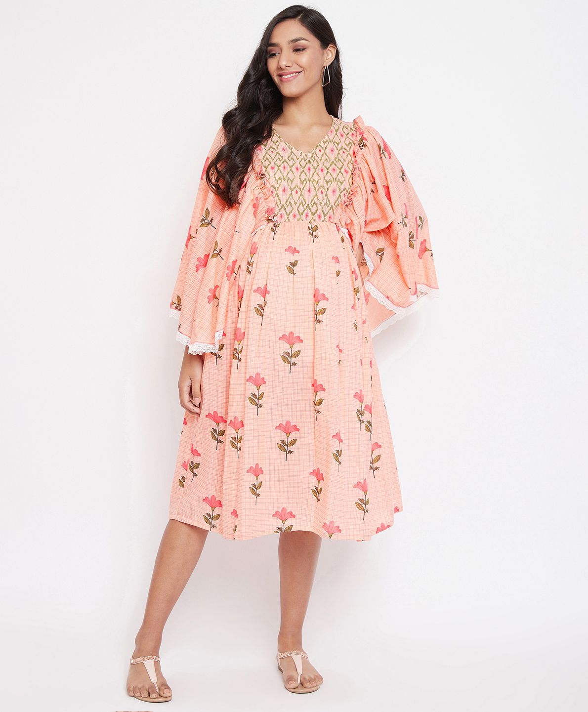 The Kaftan Company Full Sleeves Floral 