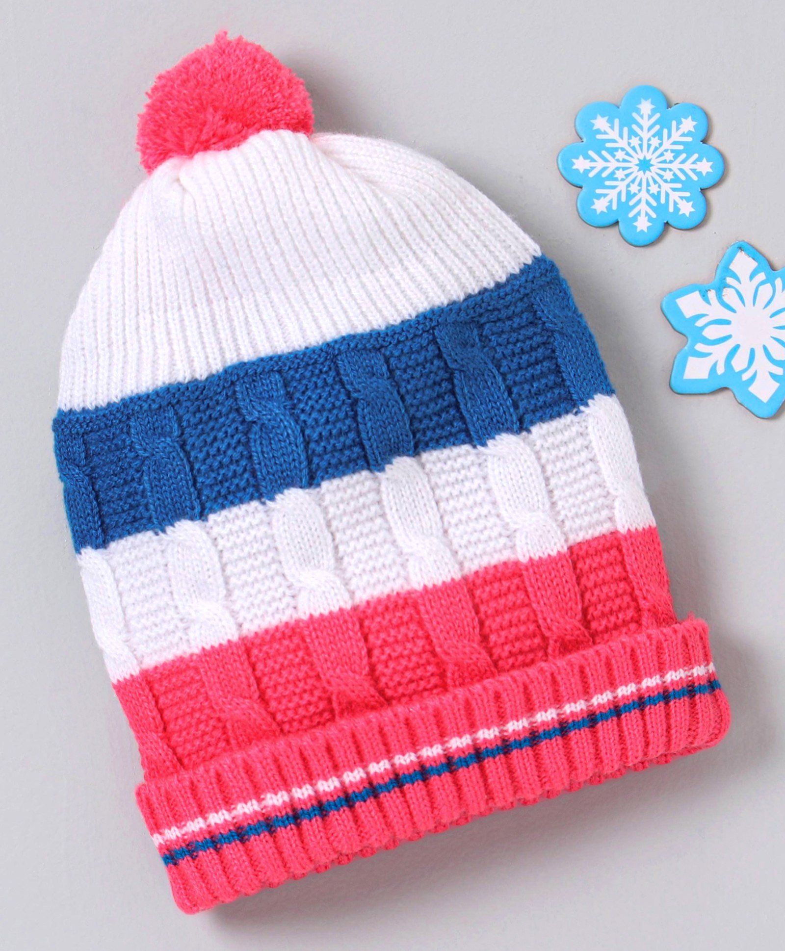 Babyhug Woolen Cap Multicolor 