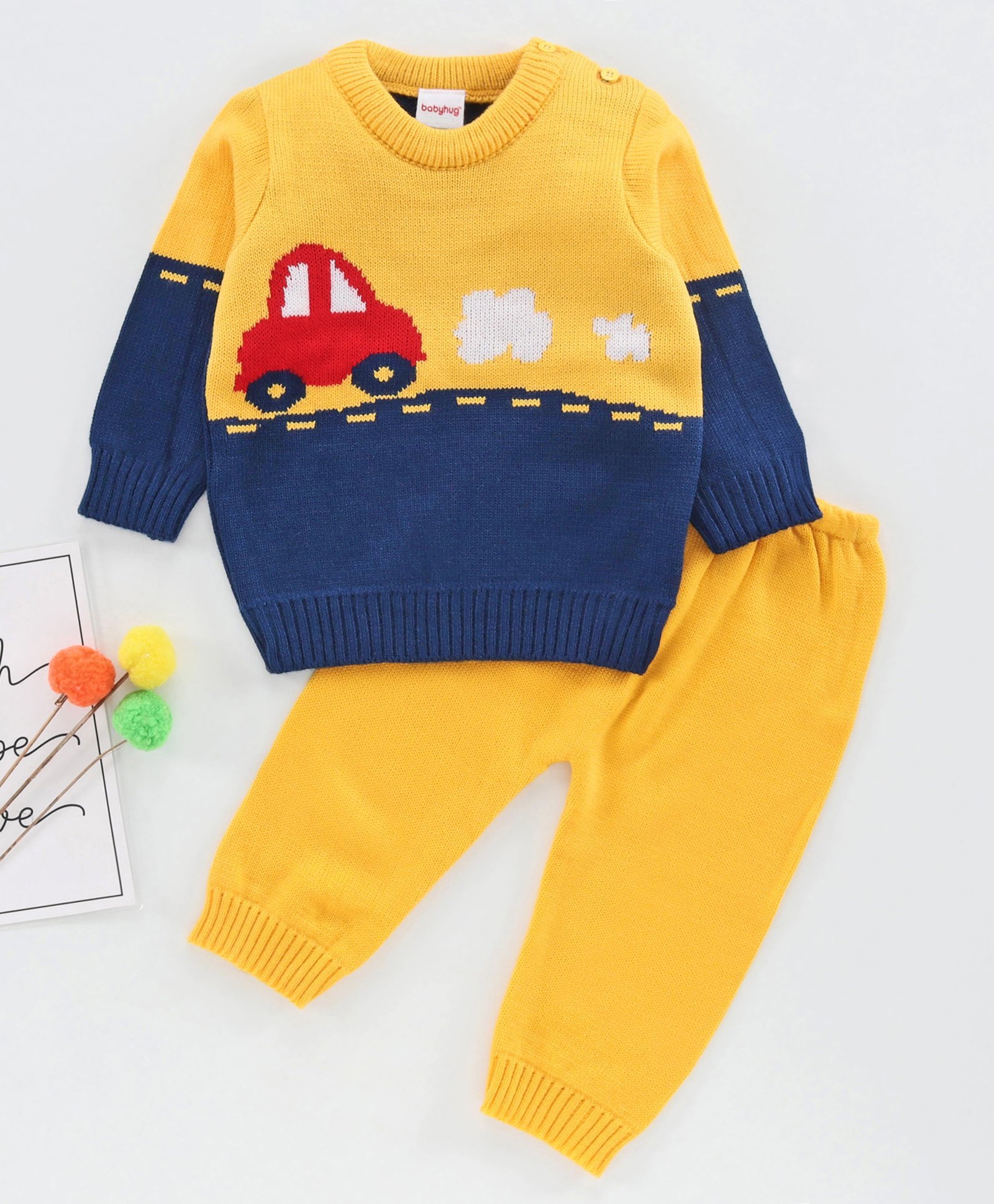 yellow sweater set