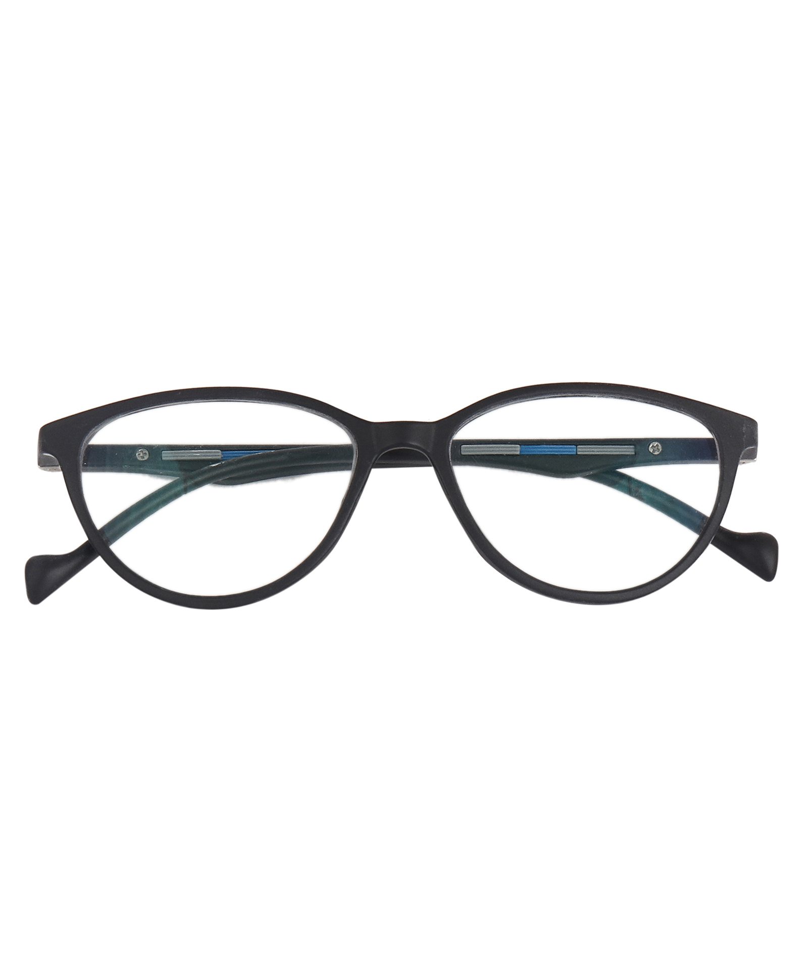 Optify Blue Light Blocking Zero Power Glasses Cateye Shape - Black-picture-17