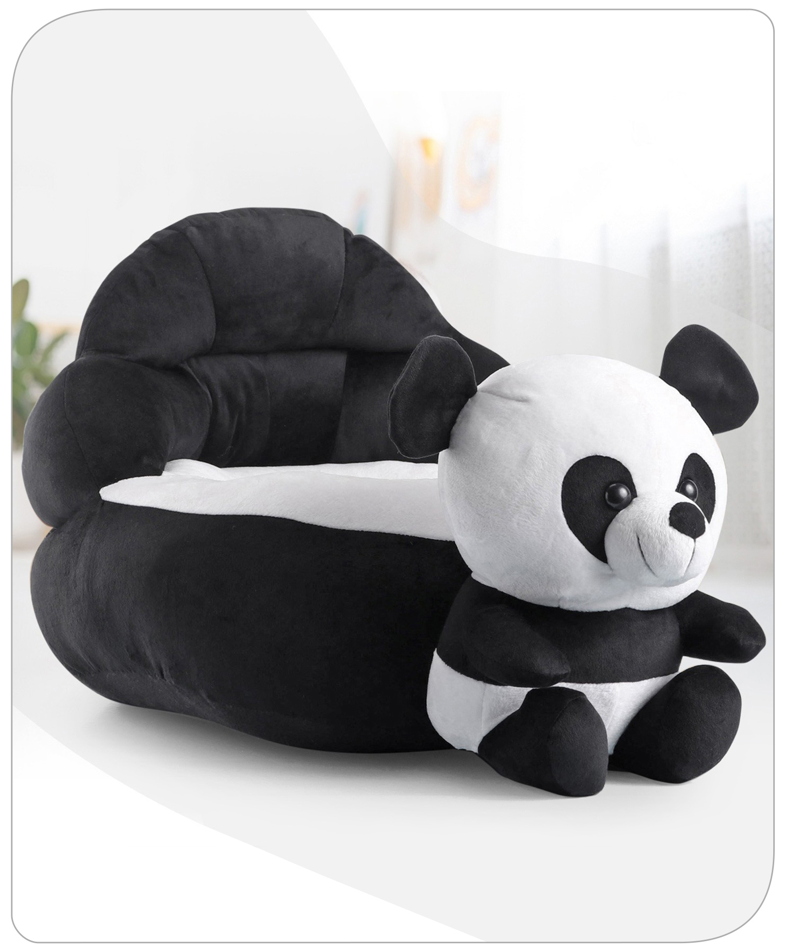 kijken Pakistan Het hotel Babyhug Panda Shaped Soft Seat - Black And White Online in India, Buy at  Best Price from FirstCry.com - 9203010