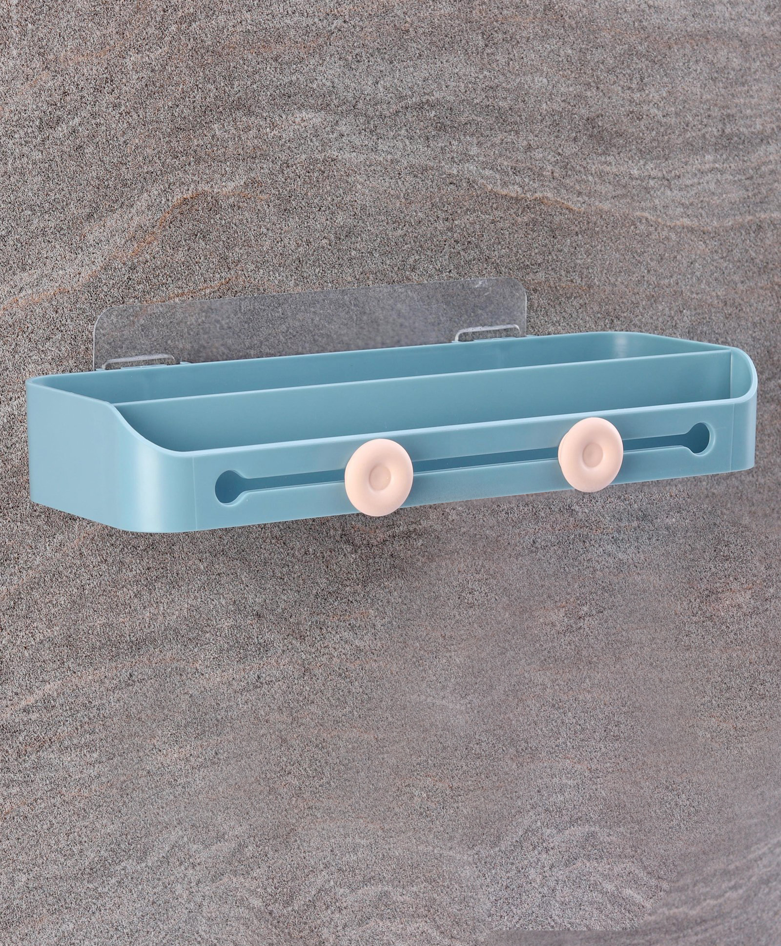 fab n funky Multipurpose Wall Hanging Bathroom Storage Rack - Navy Blue-picture-19