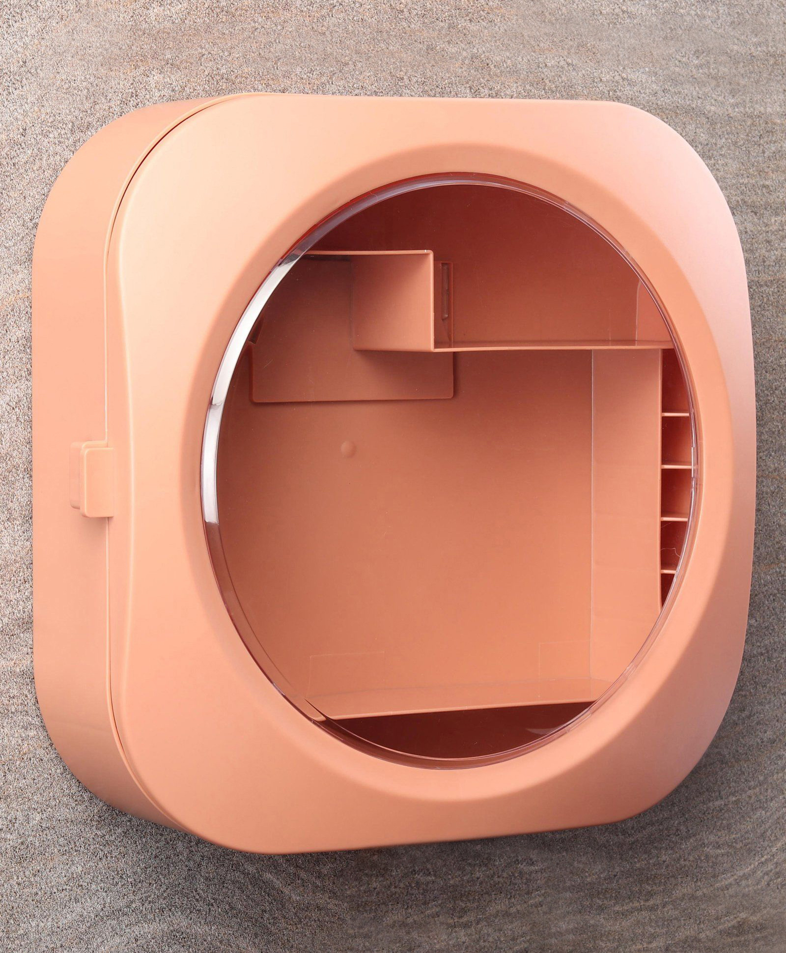 Bathroom 3 Compartment Storage Cabinet - Pink-image-30
