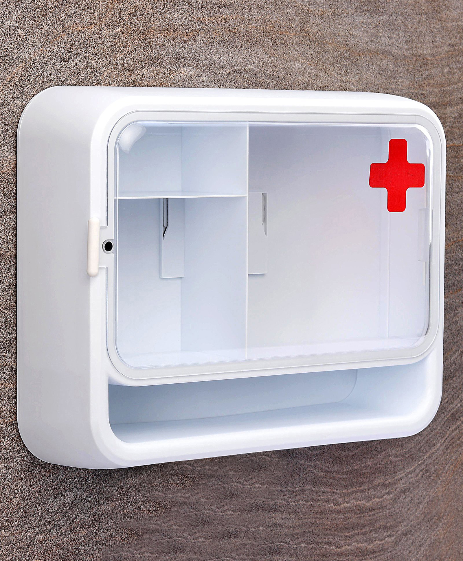 fab n funky Bathroom 4 Compartment Storage Cabinet - White-picture-13