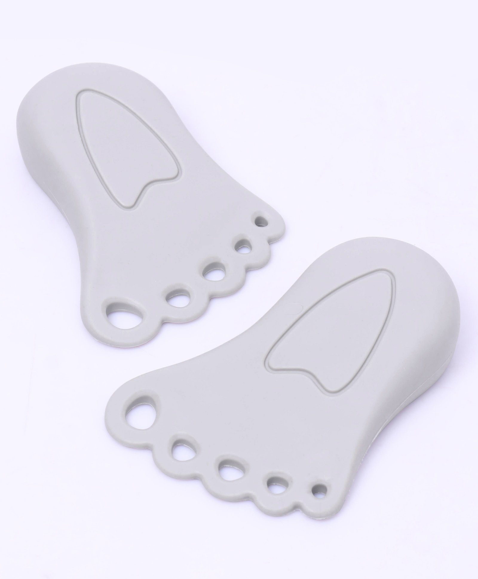 Zoe Foot Shaped Door Stopper Pack of 2 - Grey-image-48