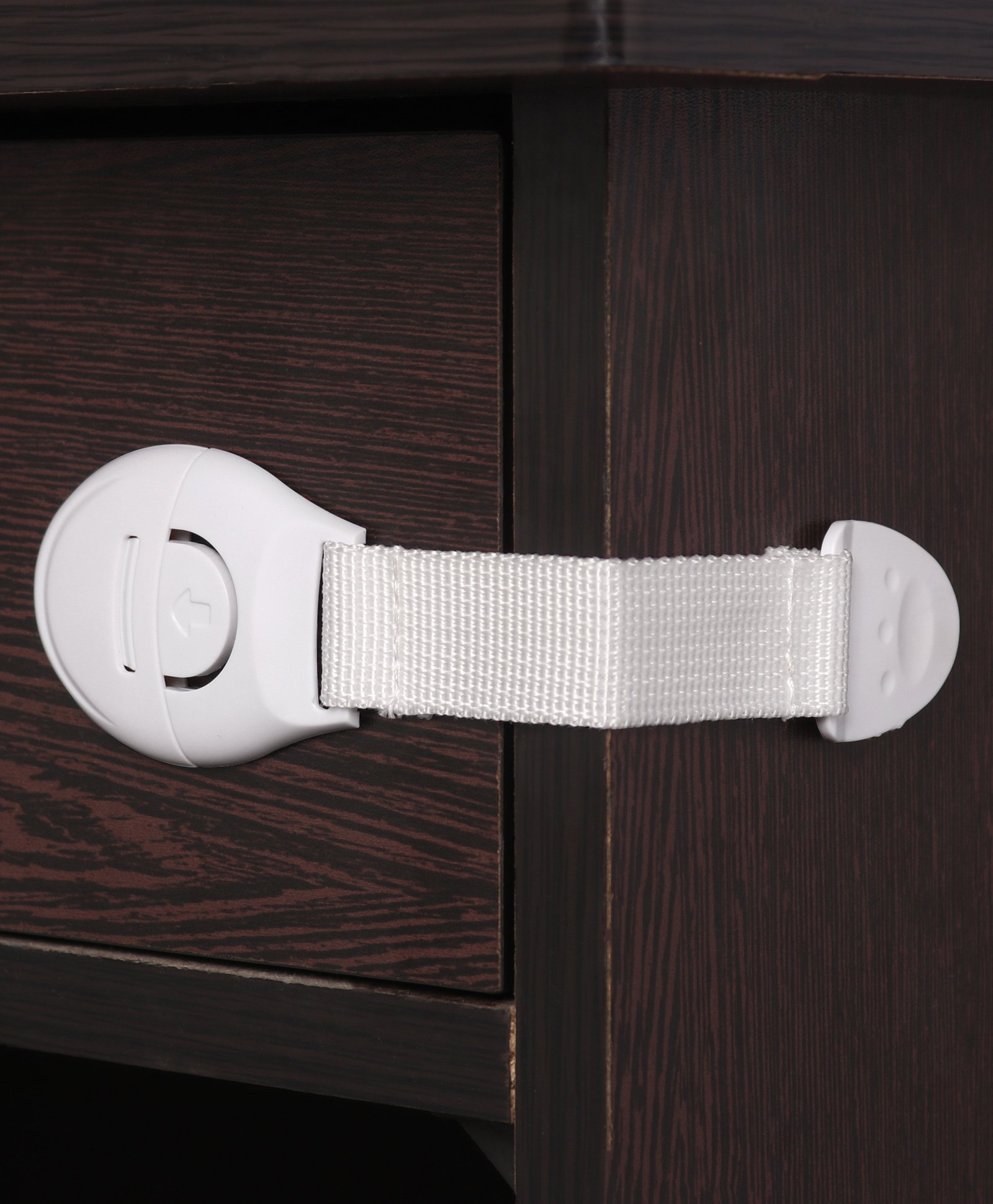 Zoe Safety Cabinet Locks Pack of 8 - White-picture-11