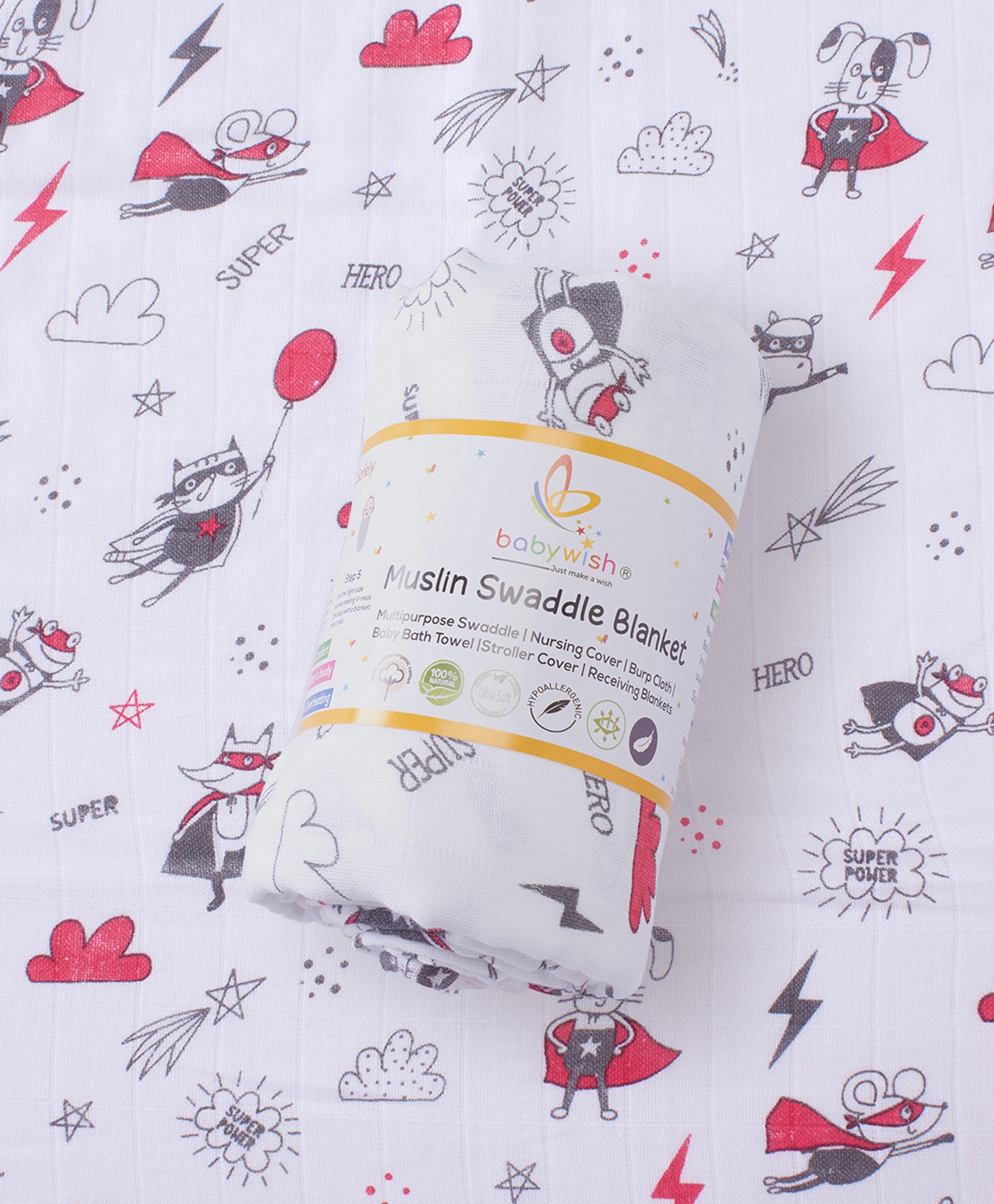superhero swaddle
