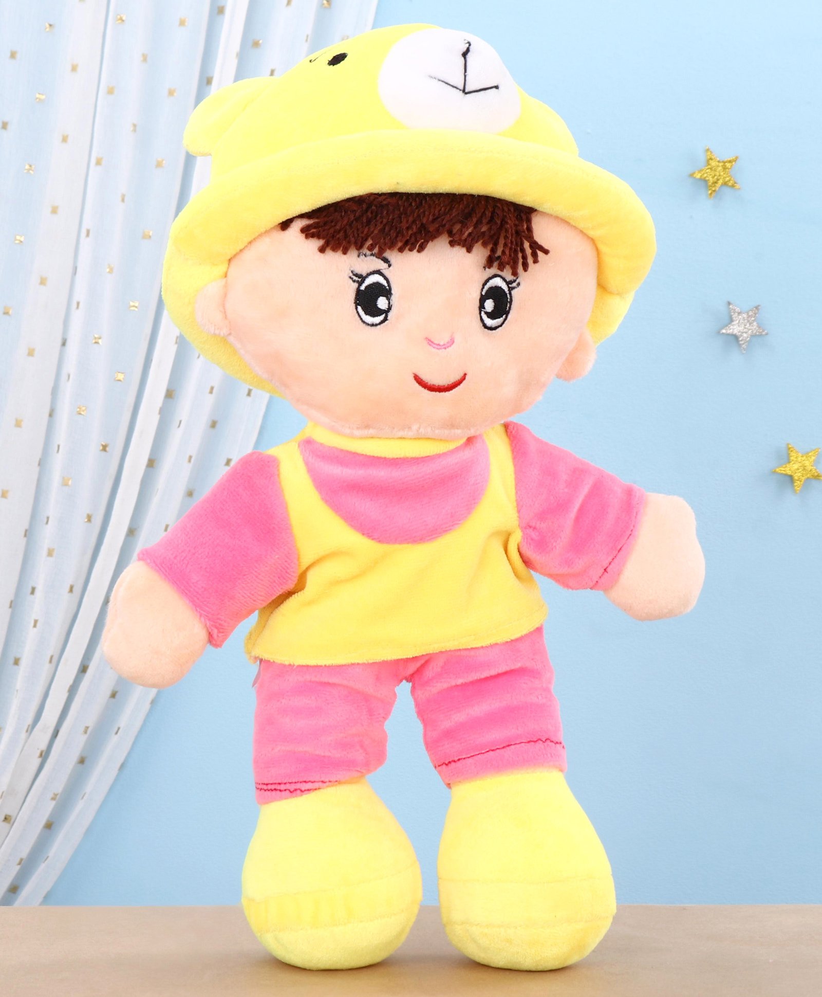 Toytales Addie Boy Soft Toy Yellow - Height 35 cm-image-36