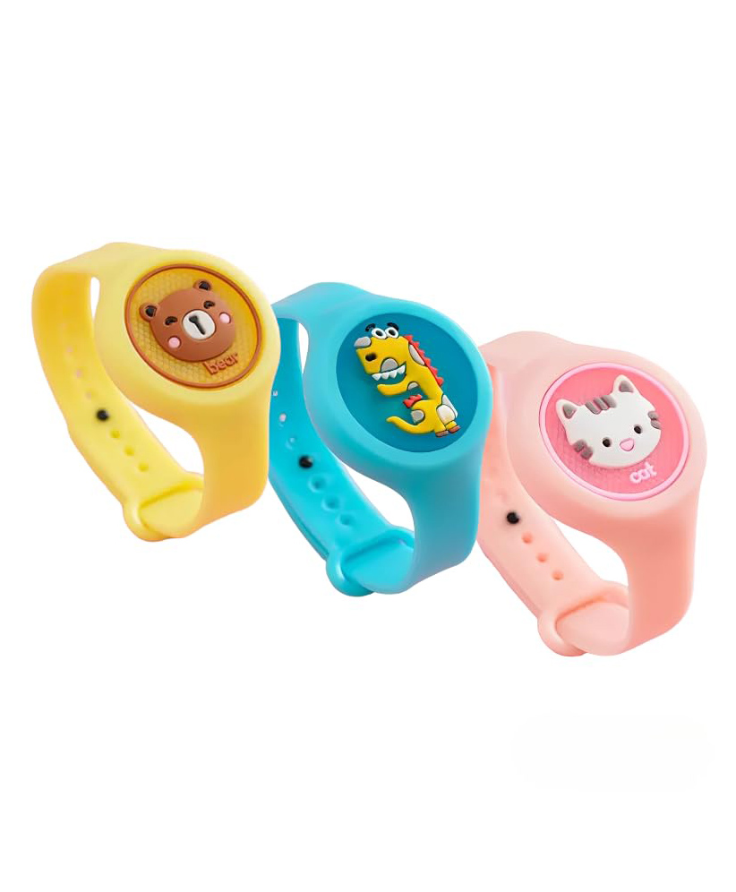 The Little Lookers Reusable Mosquito Repellent Band Pack of 3 - (Color & Print May Vary)-picture-24