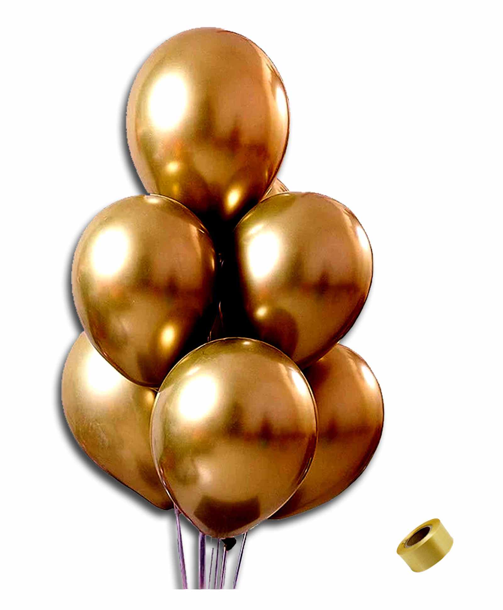 Shopperskart Balloon Set Golden - Pack of 26-picture-26