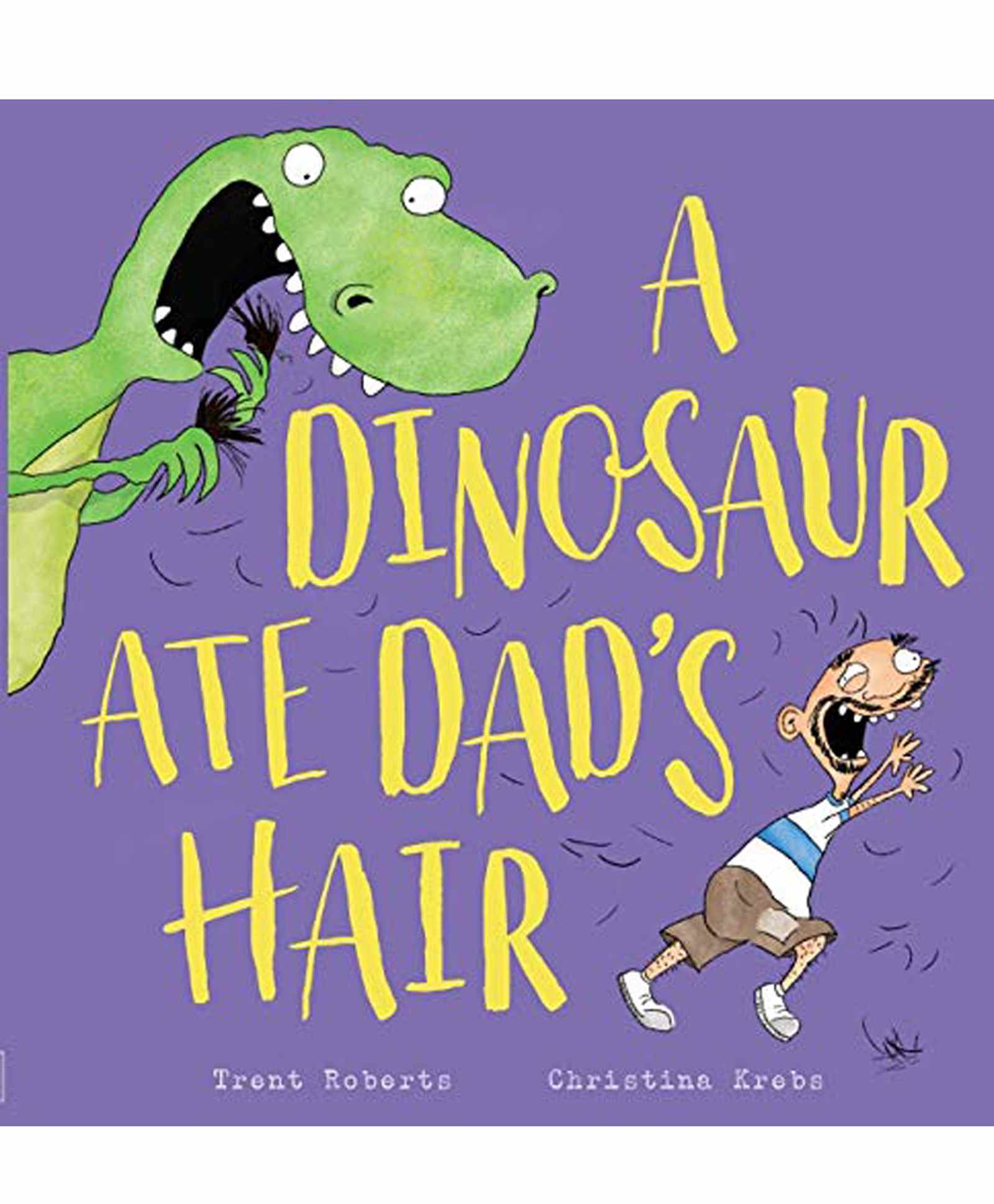 Scholastic A Dinosaur Ate Dads Hair Story Book - English-image-14