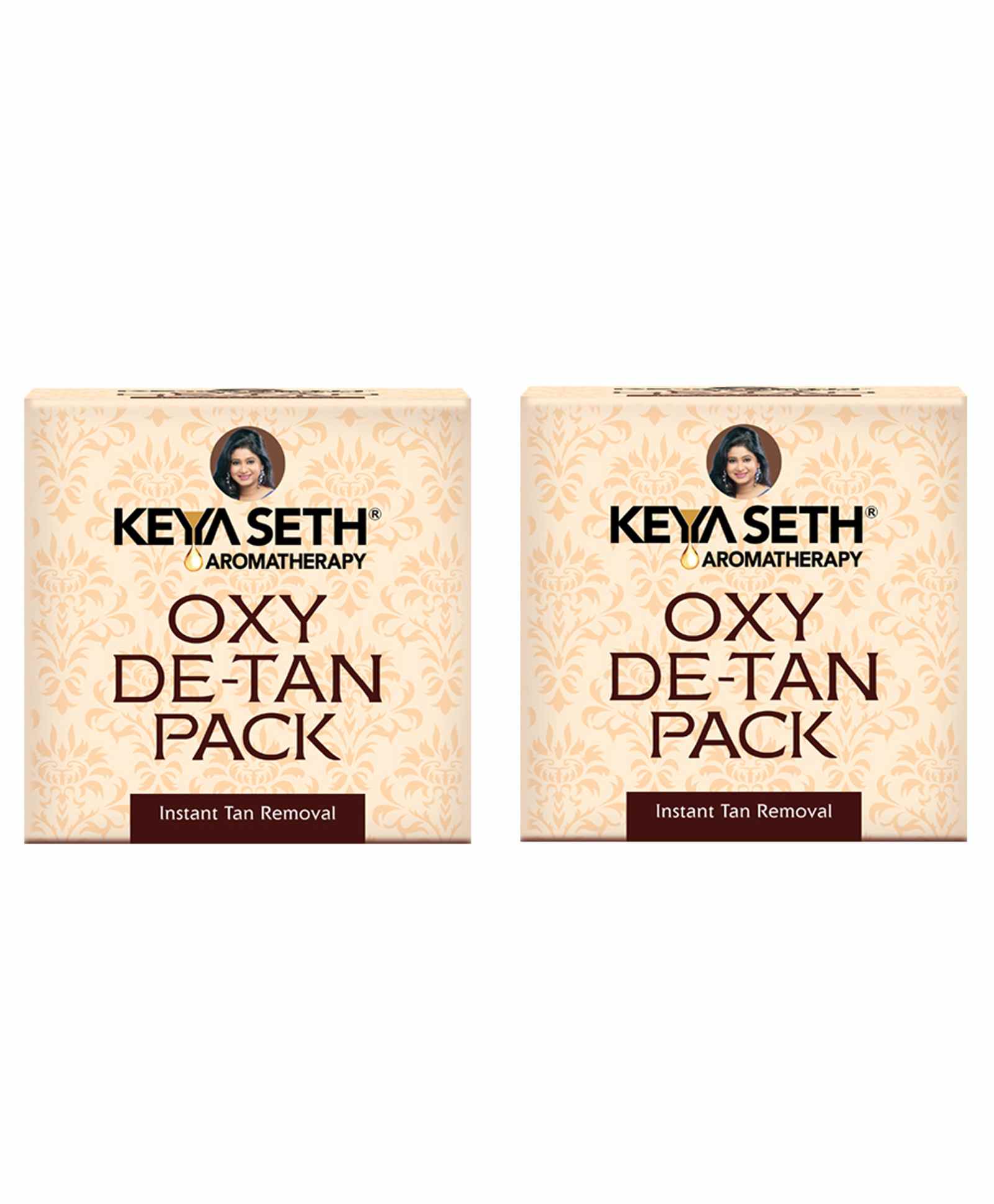 Keya Seth Aromatherapy Oxy De Instant Tan Removal Pack of 2 - 50 gm Each Online in India, Buy at Best Price from - 9276991 Keya Seth Aromatherapy Oxy De Instant Tan Removal Pack of 2 - 50 gm Each Online in India, Buy at Best Price from - 9276991
