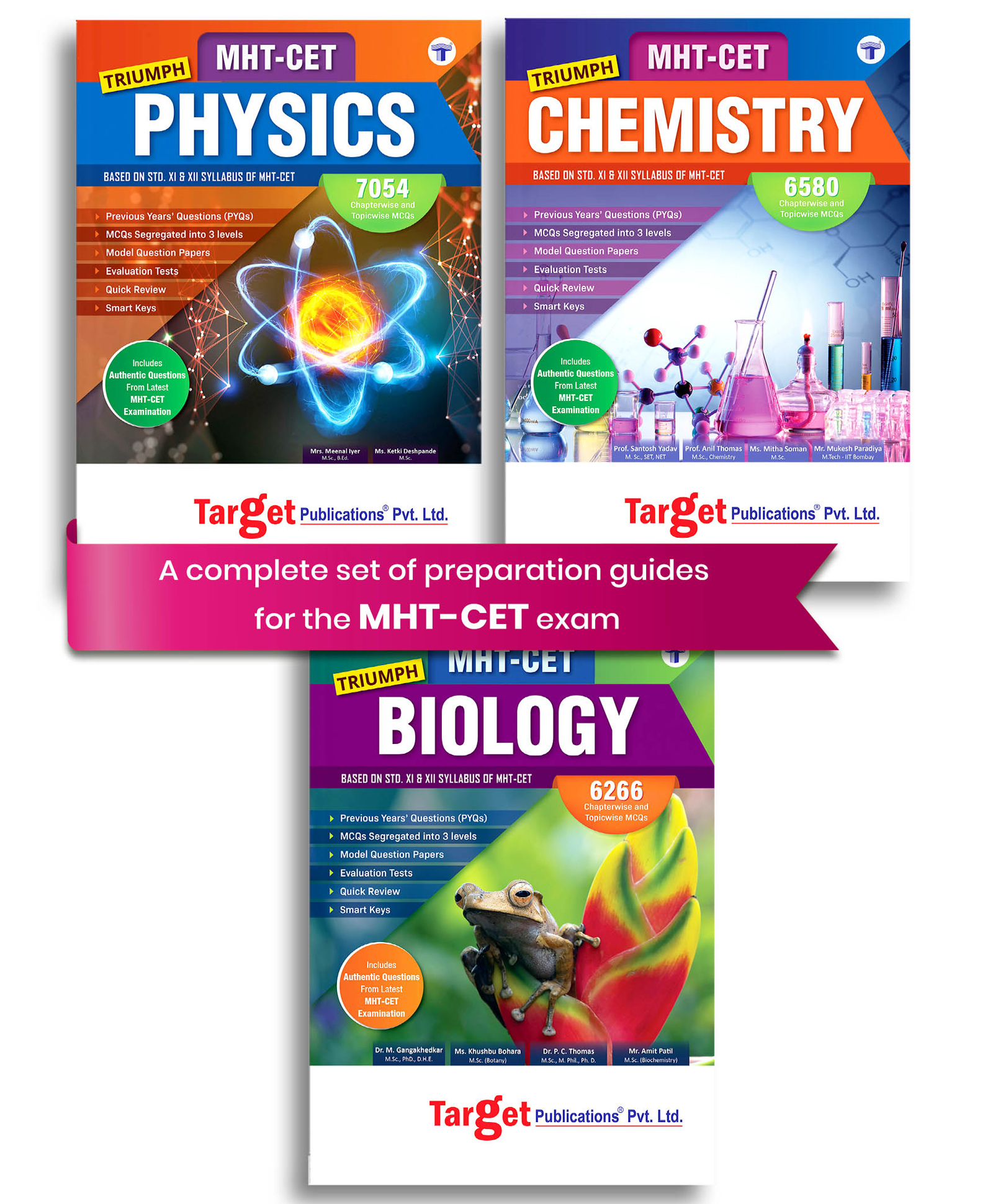 MHT-CET Triumph Physics, Chemistry and Biology MCQ Books Combo for 2021  Pharmacy Entrance Exam - English Online in India, Buy at Best Price from   - 9283505