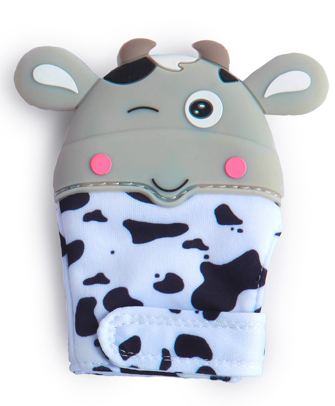 Baby Moo Winking Cow Teething Mitten - Grey-picture-14