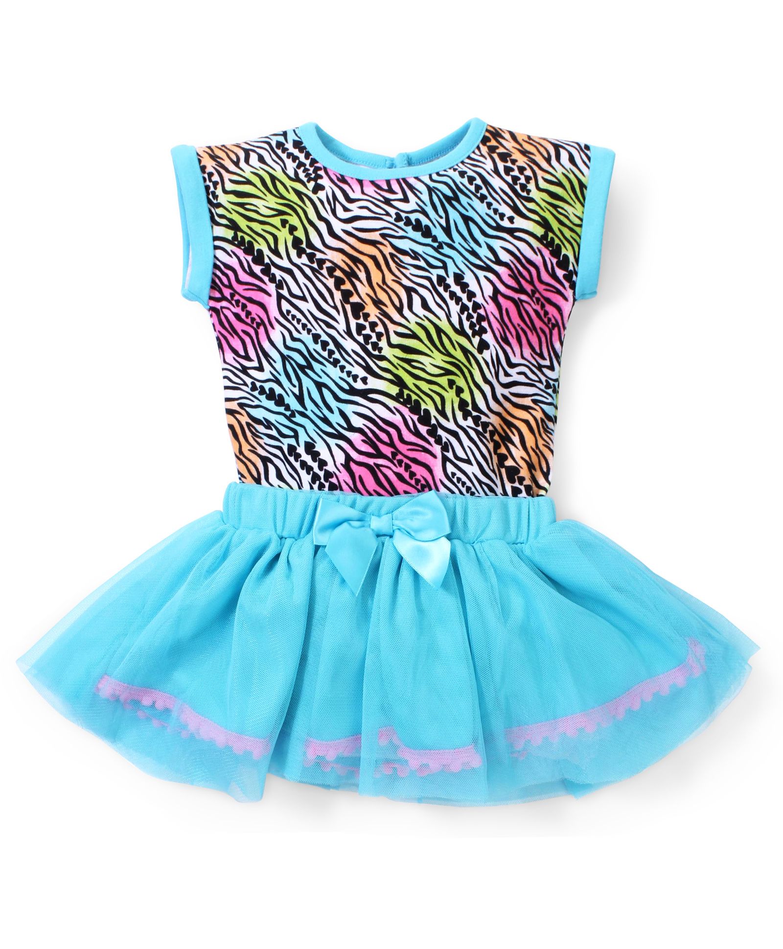 Freshly Squeezed Attractive Onesie & Skirt Set - Blue-image-4
