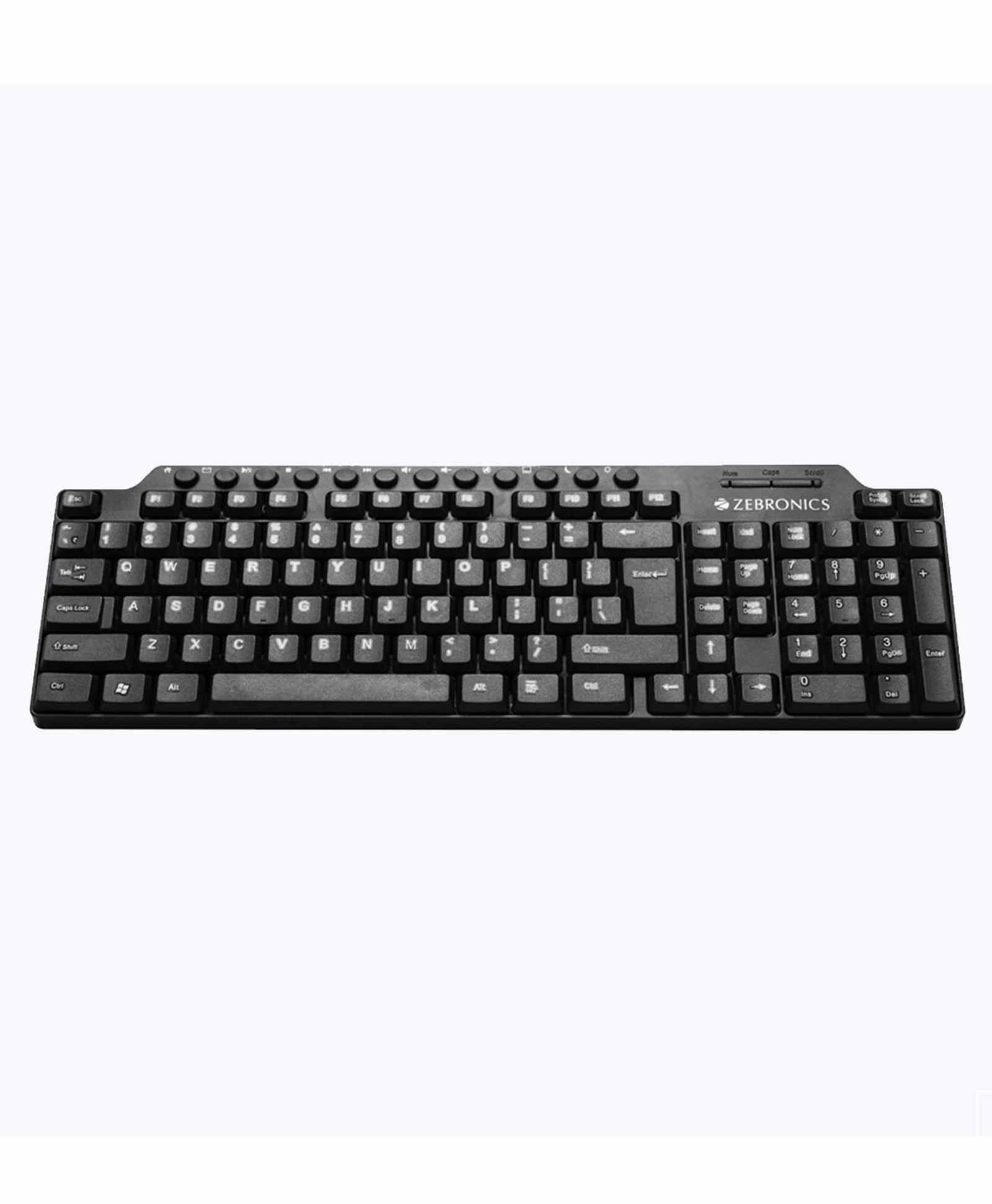 Zebronics Zeb-KM2100 Computer Keyboard - Black-image-3