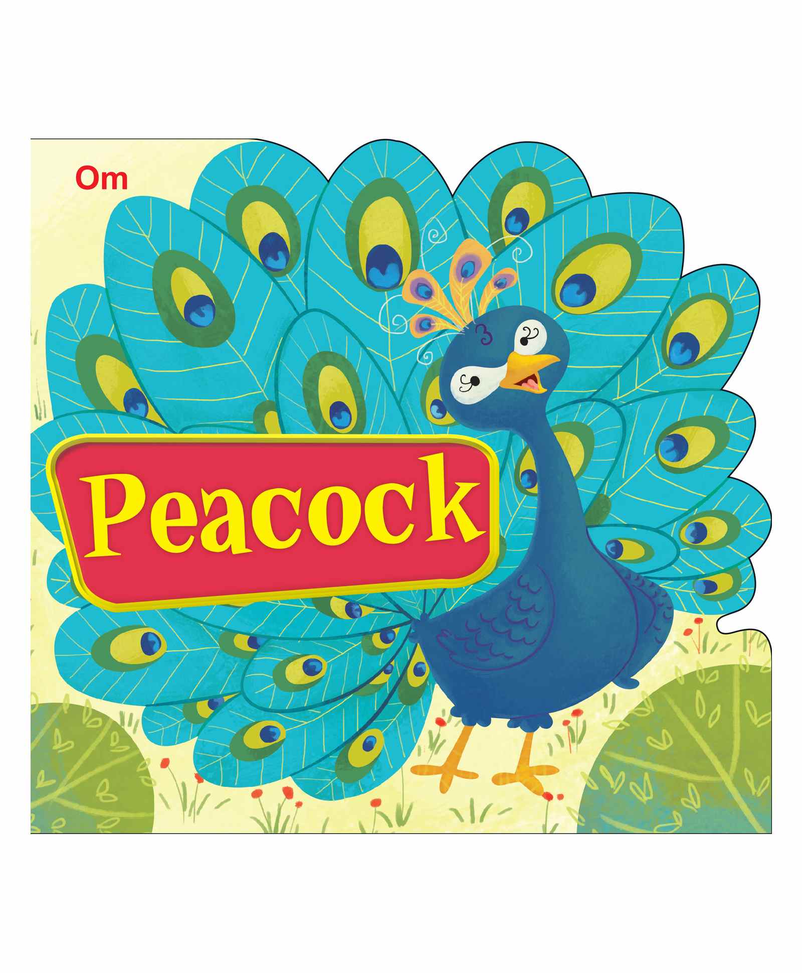 Board Book Peacock Cutout Board Book - English-image-32