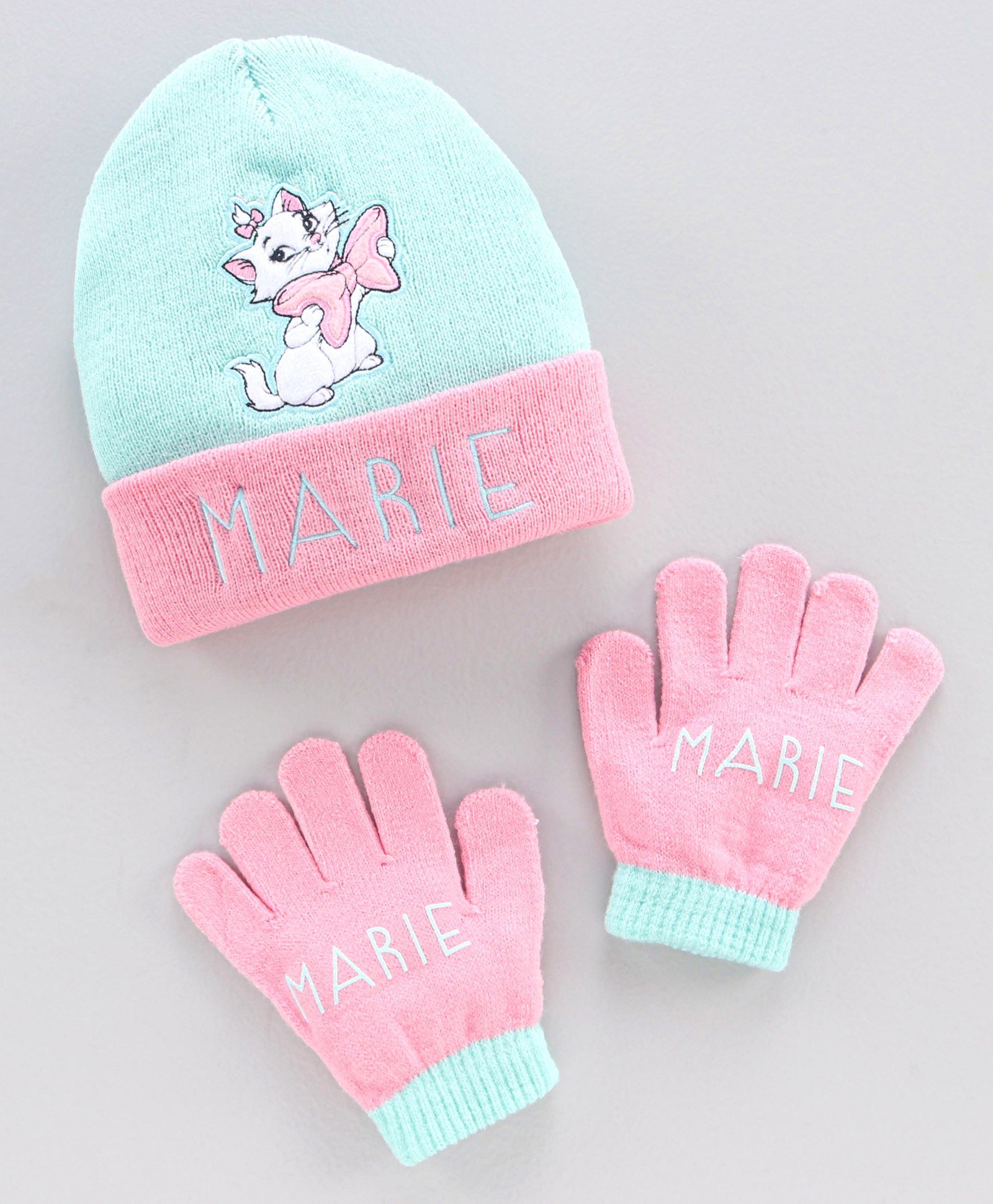 Babyhug Woollen Cap & Mittens Marie Print Yellow - Diameter 13 cm-picture-12