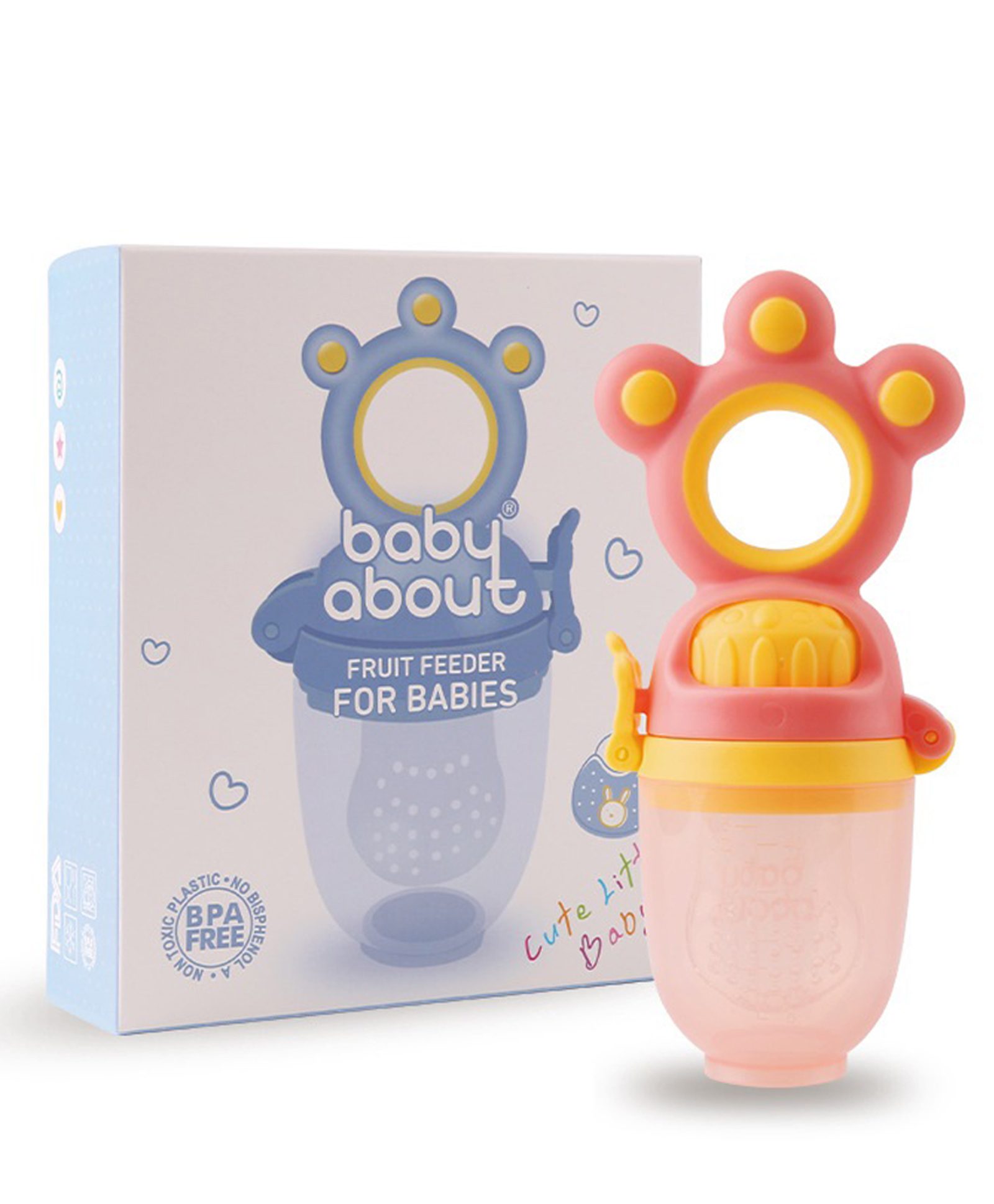StarAndDaisy Baby Feeder Silicone Nipple Soother - Orange-image-21