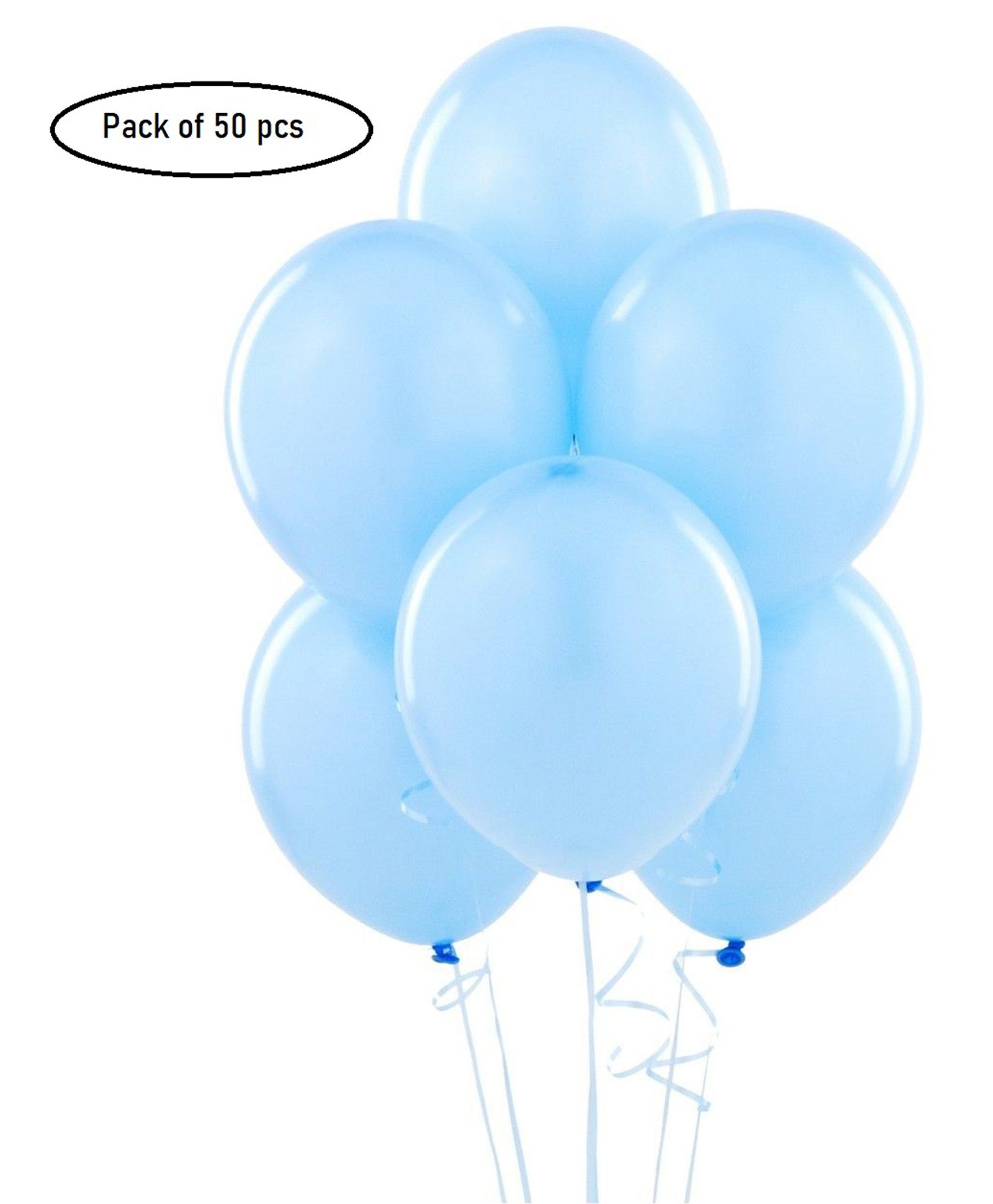 Party Anthem Metallic Balloons Blue - Pack of 50-image-10