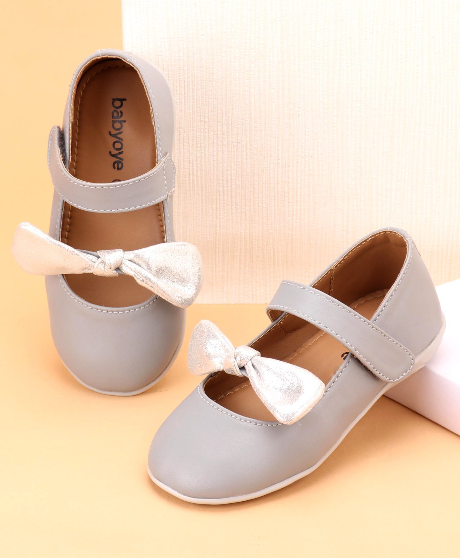 Babyoye Bellies & Peep Toes - Grey-image-7
