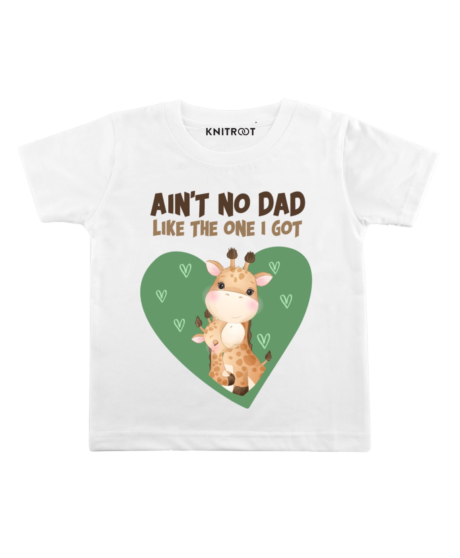 KNITROOT Half Sleeves The One I Got Print Tee - White-image-33