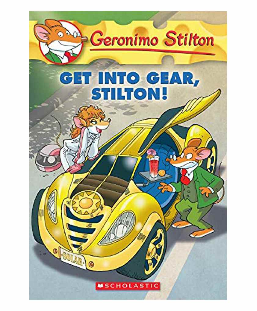 scholastic Geronimo Stilton Get Into Gear Stilton Story Book - English-picture-14