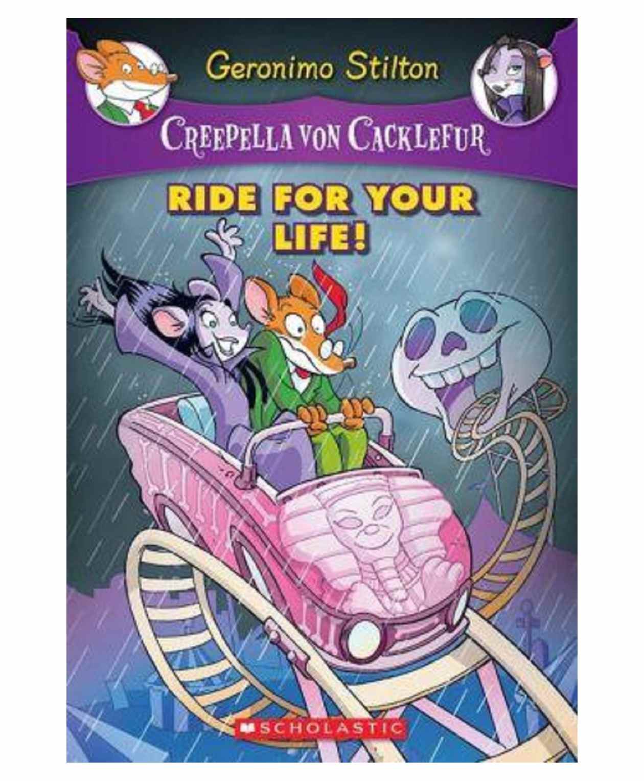 Creepella Von Cacklefur Ride For Your Life Story Book - English