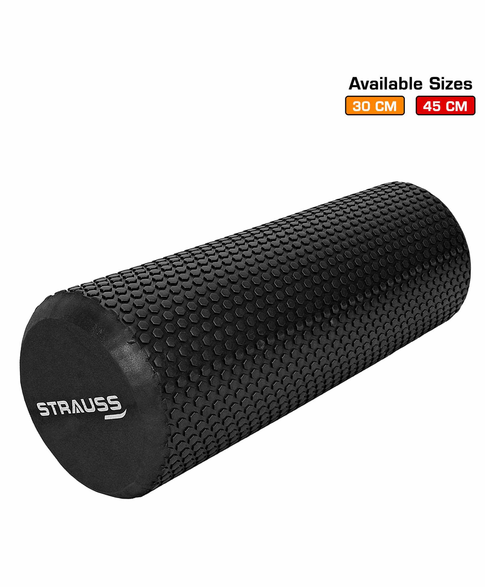 Strauss Yoga Foam Roller - Black-picture-9