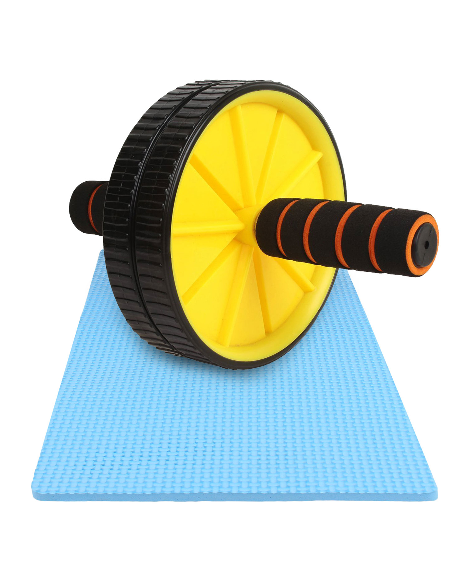 Strauss Double Exercise Wheel - Yellow-picture-2
