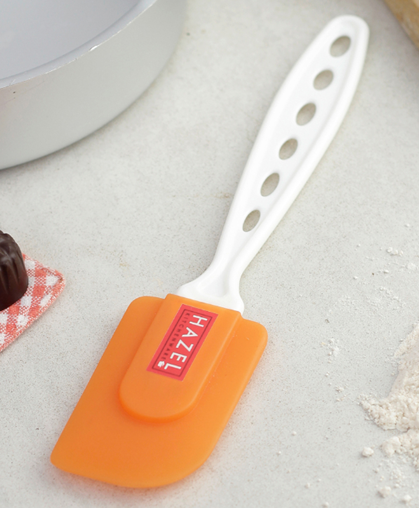 Hazel Silicone Spatula with Plastic Handle - Orange-picture-25