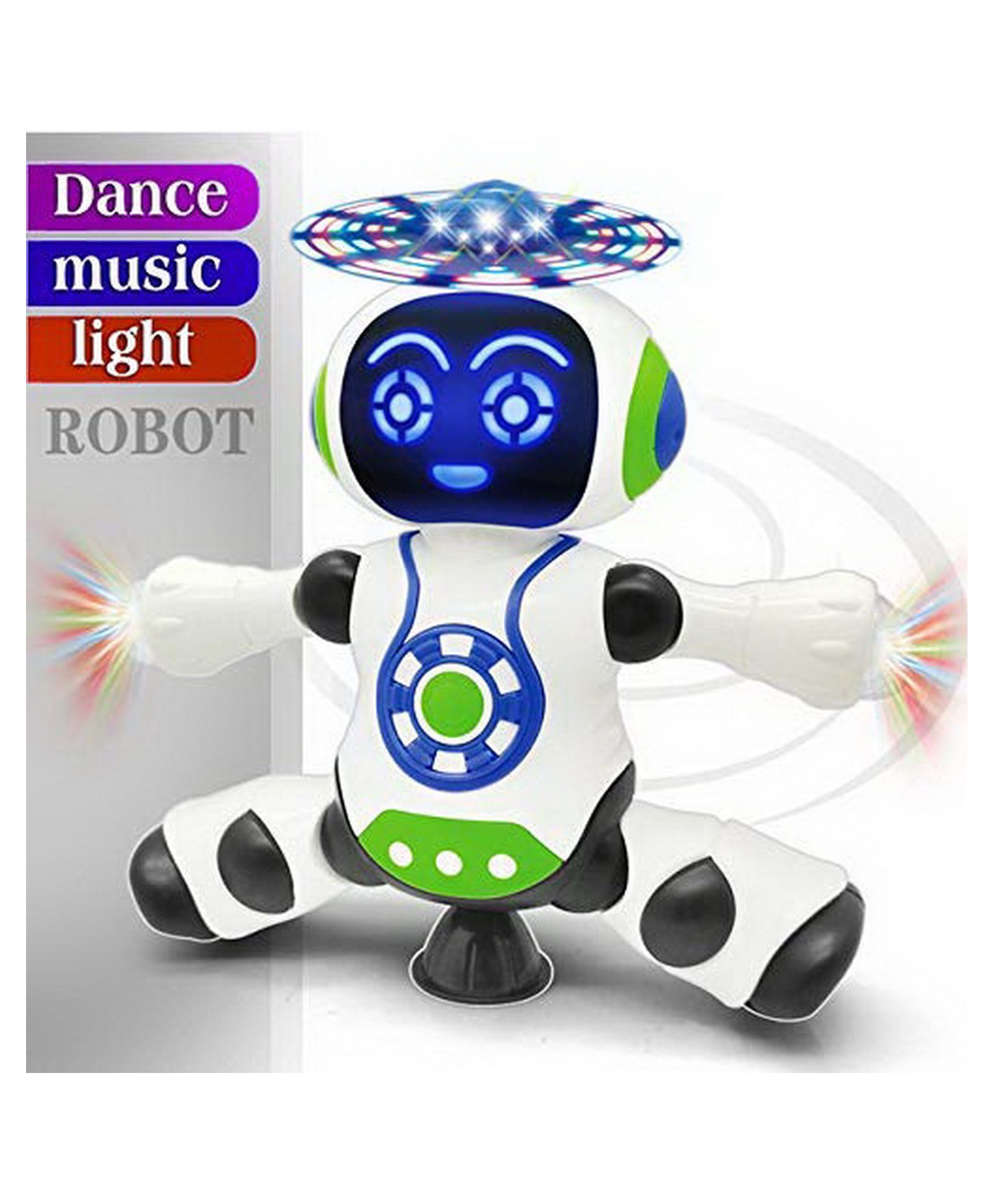 Yamama Musical Dancing Robot Toy - Multicolor-image-9